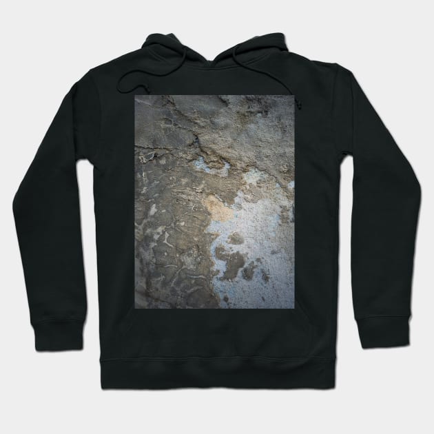 Weathered and cracked concrete wall Hoodie by psychoshadow